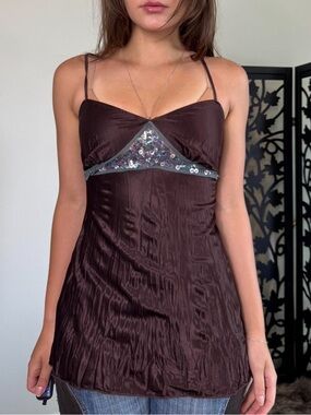 Vintage mermaidcore cami